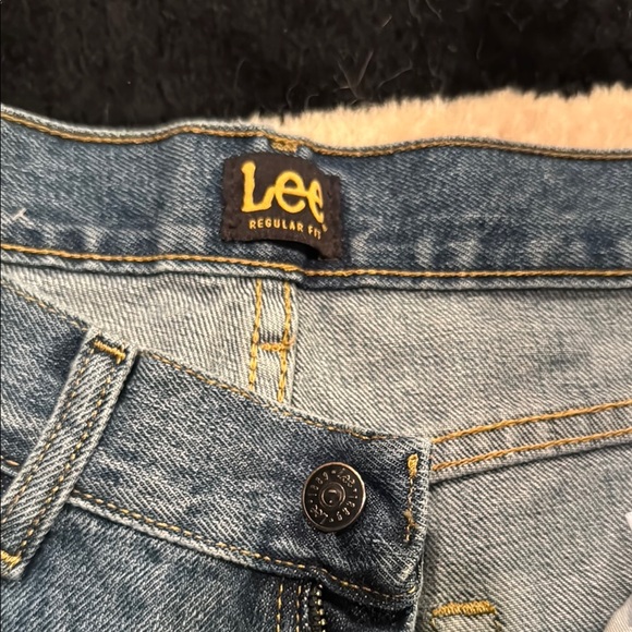 Lee Blue Straight Jeans Timeless Fit - Picture 4 of 5